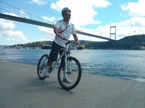 Enisk- Travel İstanbul by bike - Fatih sultan Mehmet Bridge